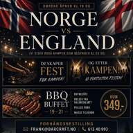 Event image Fotballfesten Trykkeriet: NORGE VS ENGLAND / Lørdag 11.juli