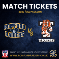 Event image Romford Raiders Ice Hockey vs Telford Tigers - Sunday 21.3.2027