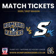 Event image Romford Raiders Ice Hockey vs Solway IHC - Sunday 15.11.2026