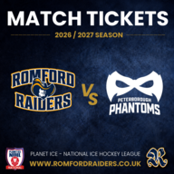 Event image Romford Raiders Ice Hockey vs Peterborough Phantoms - Saturday 5.12.2026