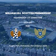 Event image William Hill Premiership - Kilmarnock v St Johnstone - Saturday 31st October 2026