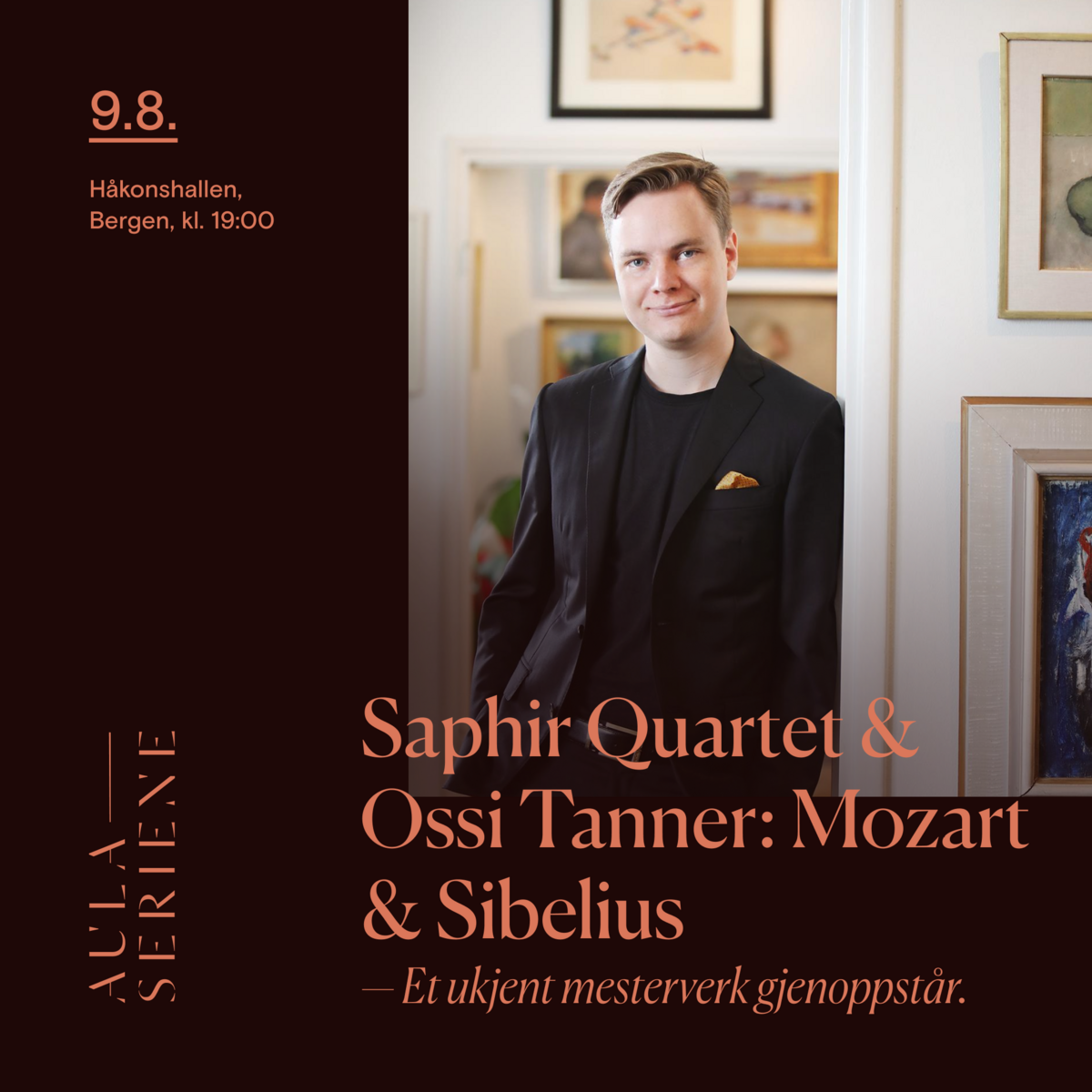 Event image Saphir Quartet & Ossi Tanner: Mozart & Sibelius
