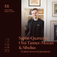 Event image Saphir Quartet & Ossi Tanner: Mozart & Sibelius