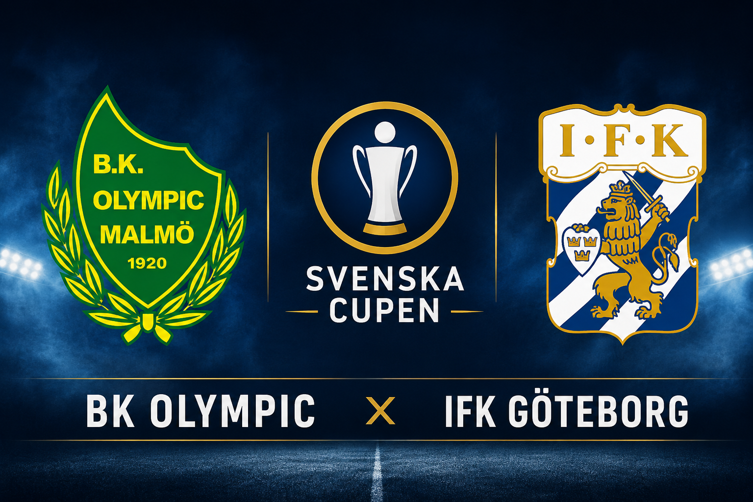 Event image BK Olympic - IFK Göteborg Svenska Cupen 2026