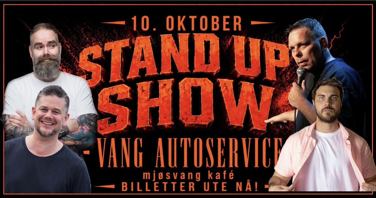 Event image Stand Up Show - Vang Autoservice - Mjøsvang Kafè