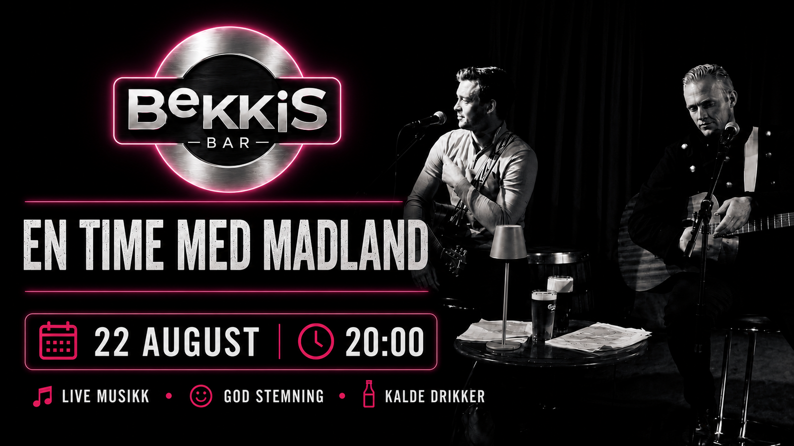 Event image En Time med Madland // Bekkis Bar