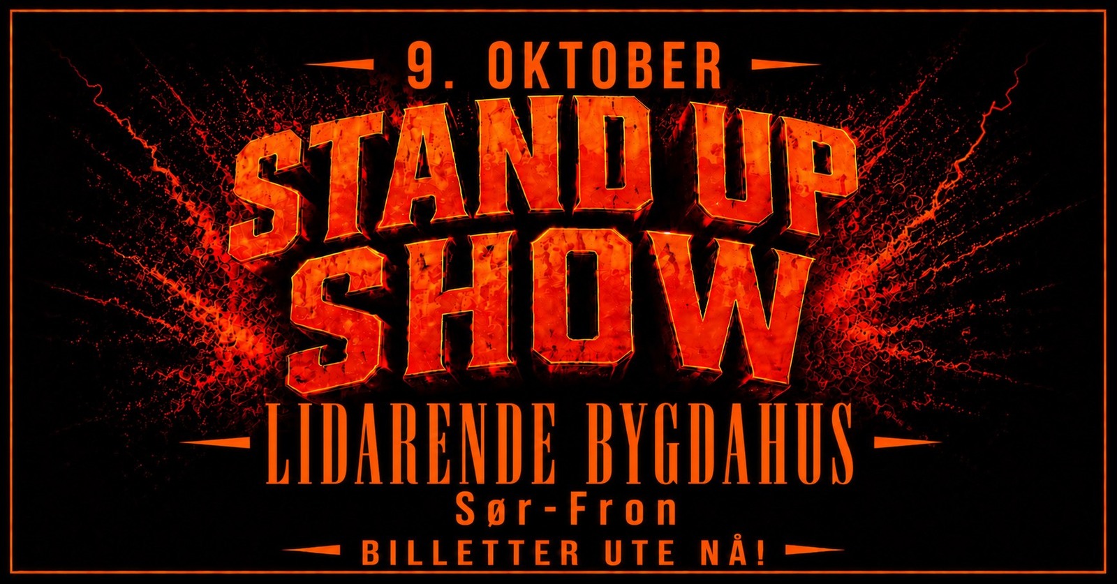 Event image Stand Up Show Lidarende Bygdahus Sør-Fron