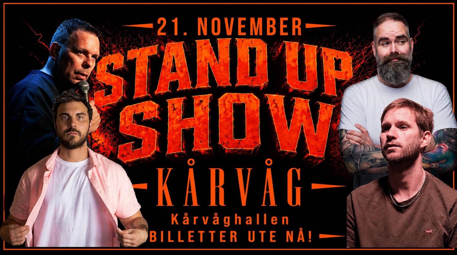 Event image Stand Up Show, Kårvåg - Kårvåghallen