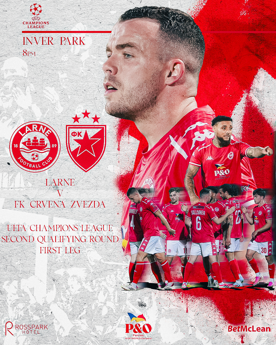 Event image Larne FC vs FK Crvena zvezda (Away Support)