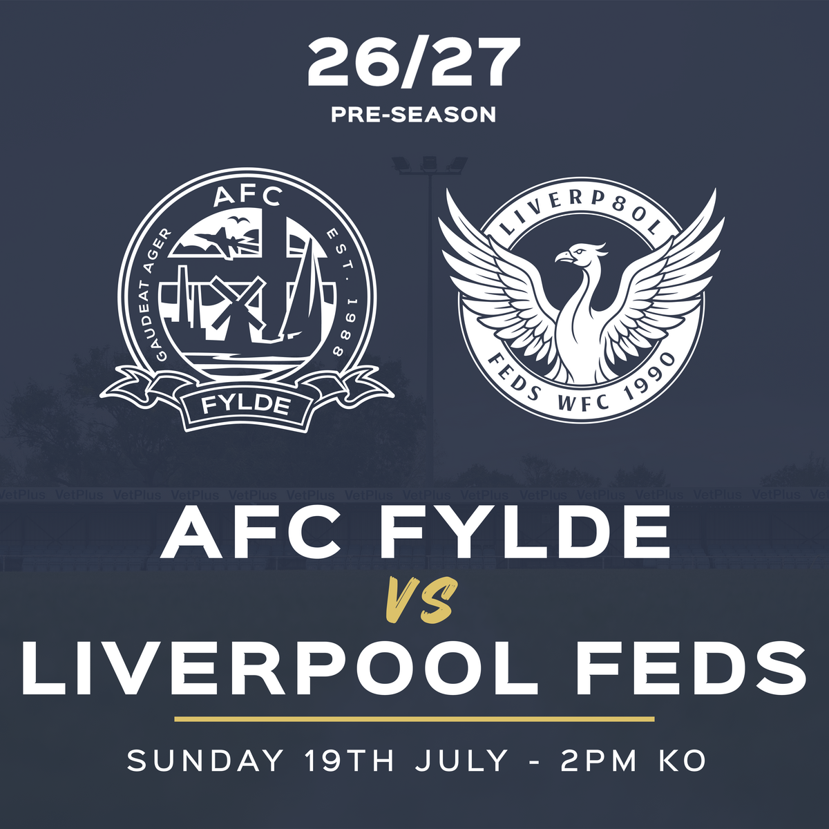 Event image AFC Fylde v Liverpool Feds (Pre-Season Friendly)