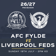 Event image AFC Fylde v Liverpool Feds (Pre-Season Friendly)