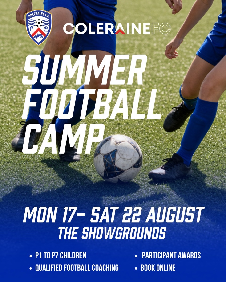 Event image Coleraine FC Summer Experience Week 17.8.26 - 21.8.26