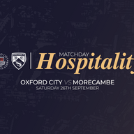 Event image Matchday Hospitality | Oxford City vs Morecambe