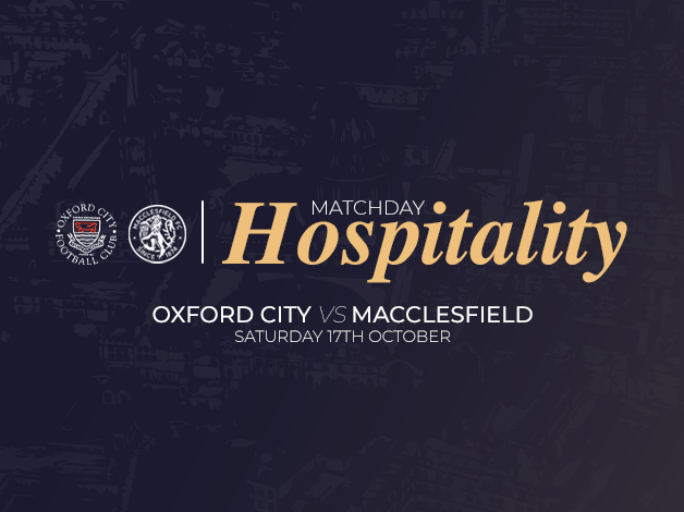 Event image Matchday Hospitality | Oxford City vs Macclesfield FC