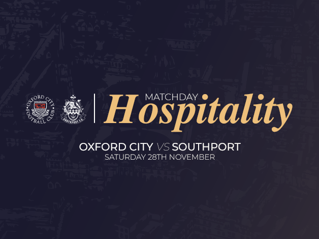 Event image Matchday Hospitality | Oxford City vs Southport