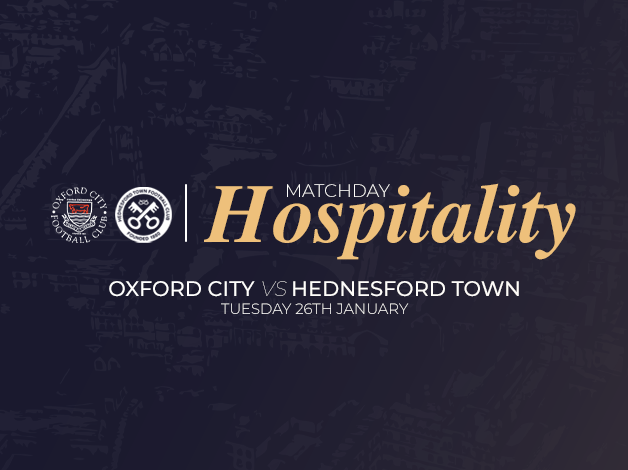 Event image Matchday Hospitality | Oxford City vs Hednesford Town