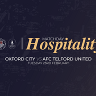 Event image Matchday Hospitality | Oxford City vs AFC Telford United