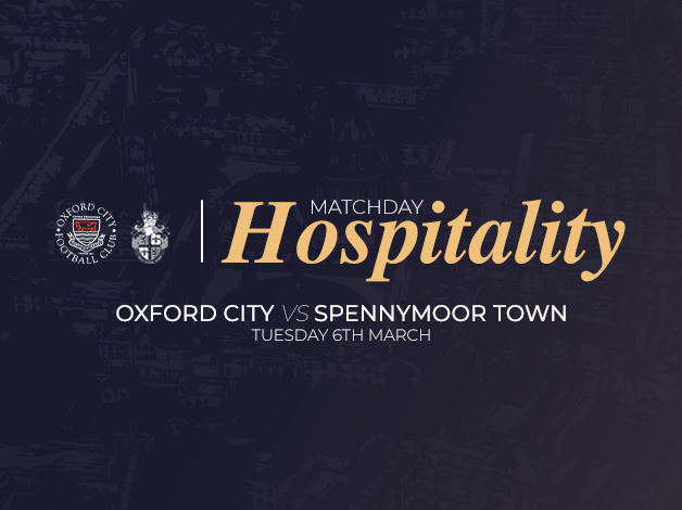 Event image Matchday Hospitality | Oxford City vs Spennymoor Town