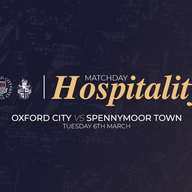 Event image Matchday Hospitality | Oxford City vs Spennymoor Town