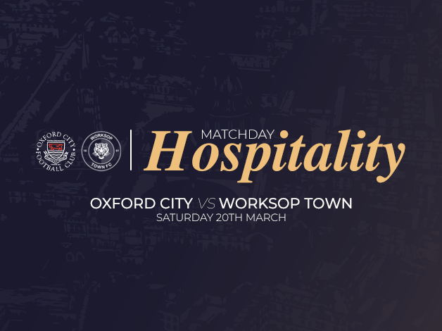 Event image Matchday Hospitality | Oxford City vs Worksop Town