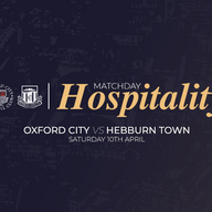 Event image Matchday Hospitality | Oxford City vs Hebburn Town