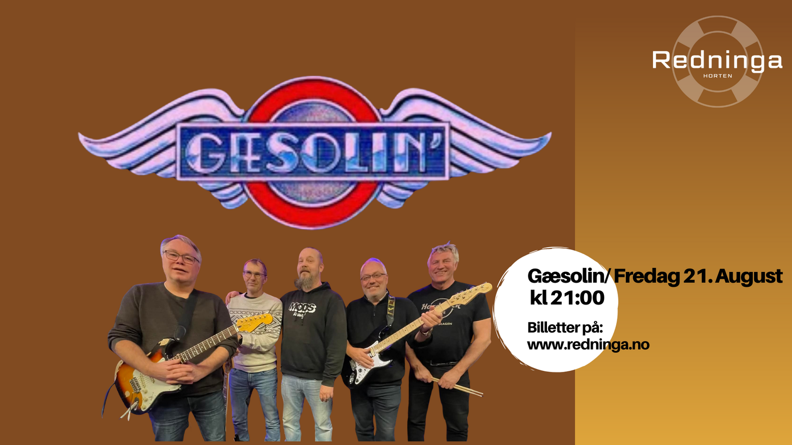 Event image Gæsolin- En Hyllest til Kim Larsen/ Utendørskonsert