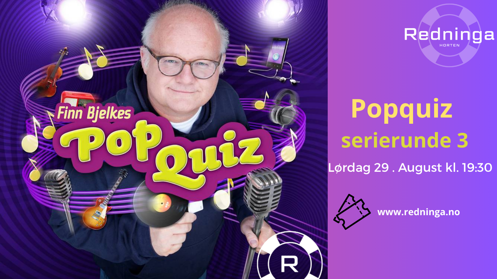 Event image Finn Bjelkes Popquiz- Serierunde 3