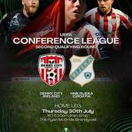 Event image Derry City v HNK Rijeka - HOME SUPPORTERS