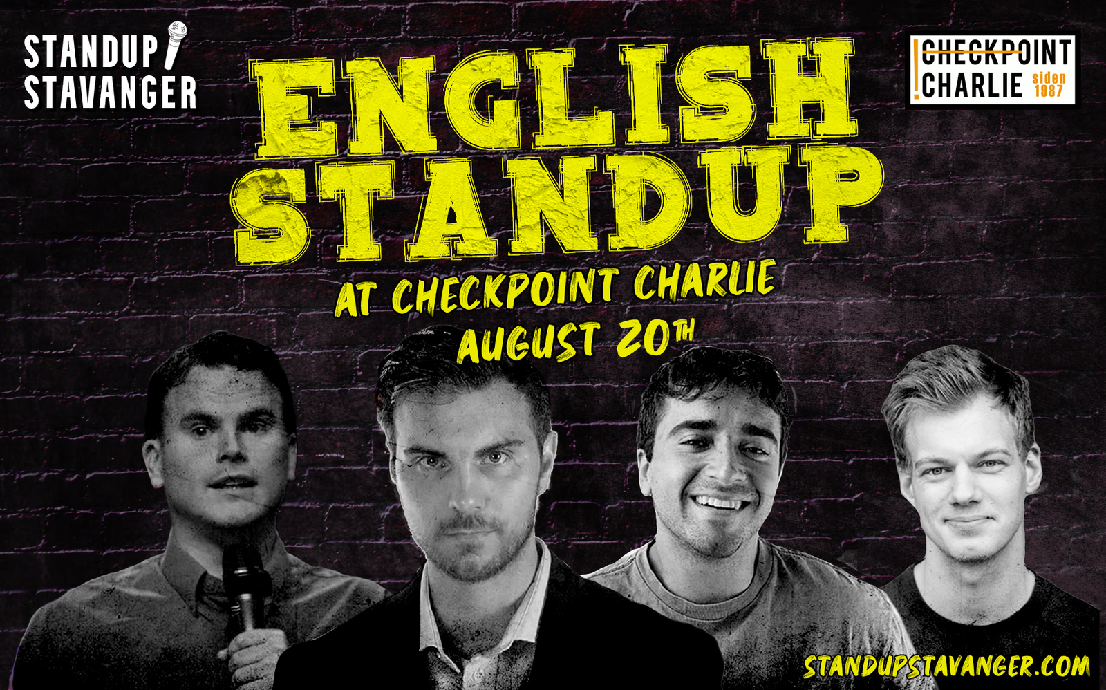 Event image  English Standup - August 20th