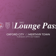Event image 1882 Lounge Pass | Oxford City vs Merthyr Town