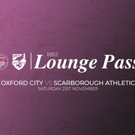 Event image 1882 Lounge Pass | Oxford City vs Scarborough Athletic