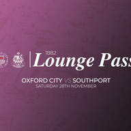 Event image 1882 Lounge Pass | Oxford City vs Southport