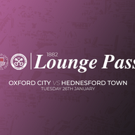 Event image 1882 Lounge Pass | Oxford City vs Hednesford Town