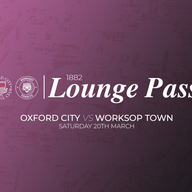 Event image 1882 Lounge Pass | Oxford City vs Worksop Town