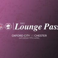Event image 1882 Lounge Pass | Oxford City vs Chester
