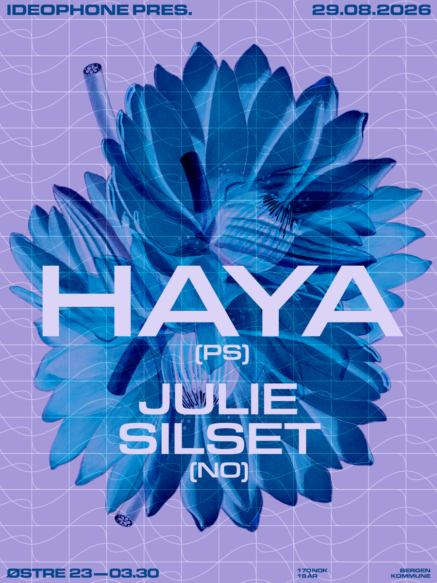 Event image Ideophone presenterer: Haya (PS) + Julie Silset
