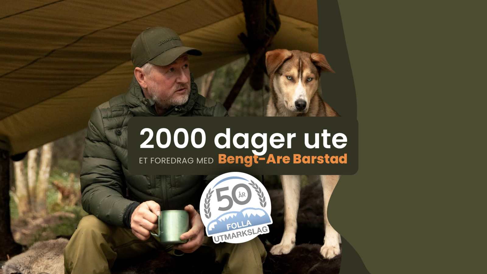 Event image 2000 dager ute - et foredrag med Bengt-Are Barstad
