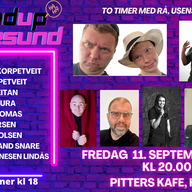 Event image Latterverket på Pitters, Fredag 11.09.2026