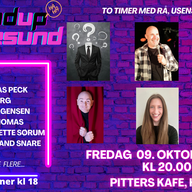 Event image Latterverket på Pitters, Fredag 09.10.2026