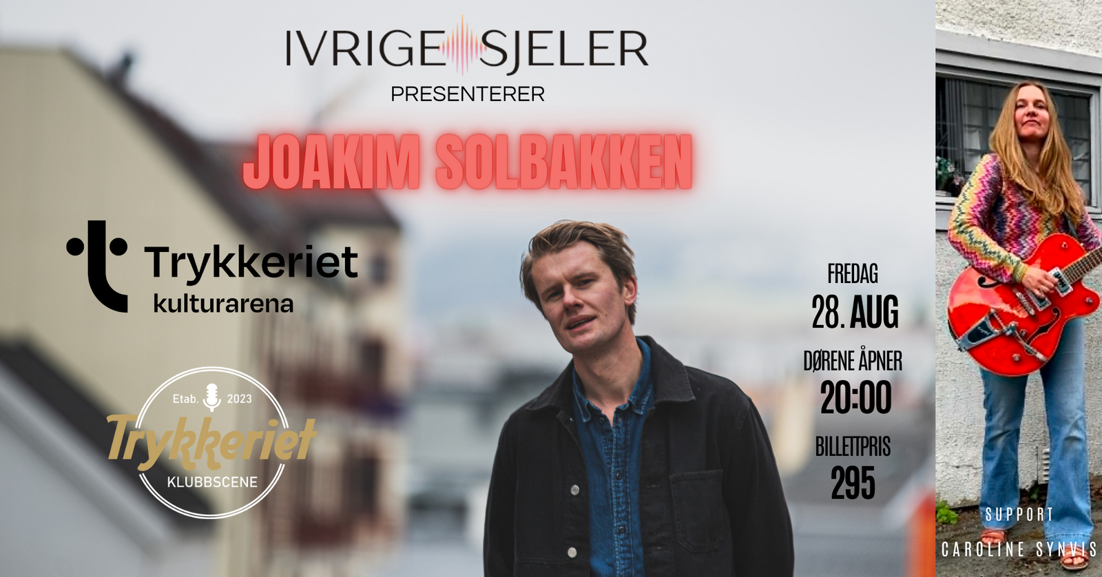 Event image Joakim Solbakken på Trykkeriet Klubbscene