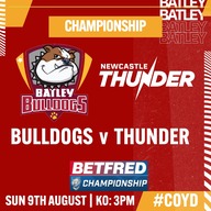 Event image Bulldogs v Thunder (Championship)