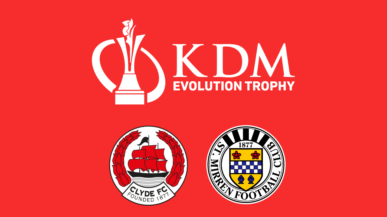 Event image Clyde v St Mirren B | KDM Evolution Trophy | Tuesday 11 August | Hamilton Community Stadium | 7.45pm
