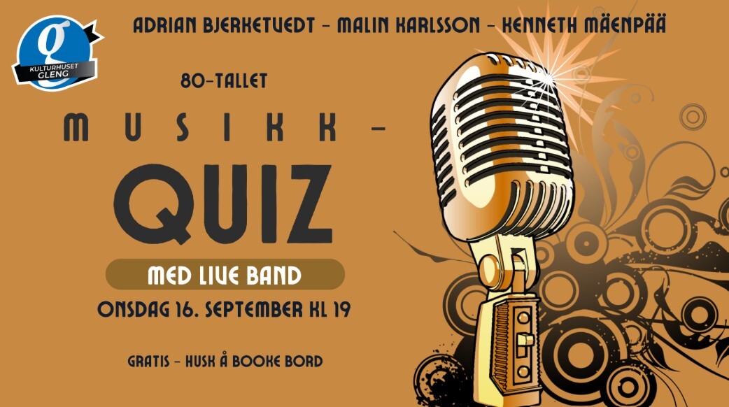 Event image Musikkquiz med live band