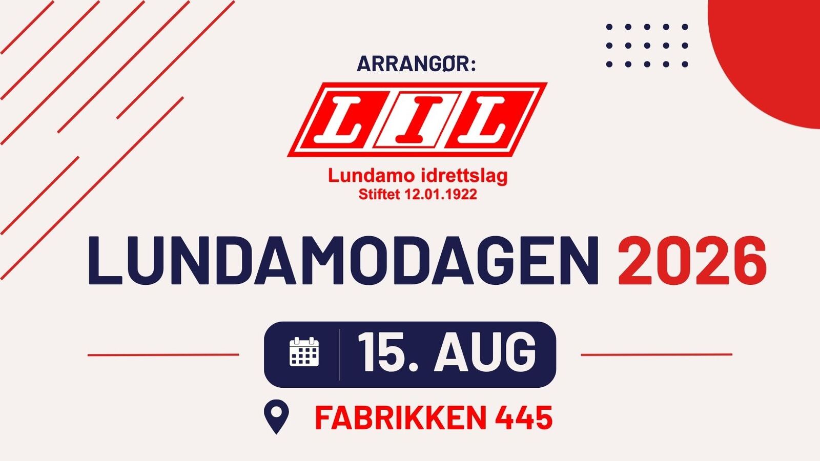 Event image Lundamodagen 2026