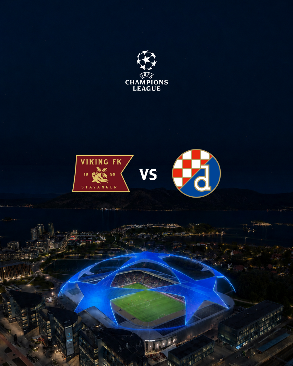 Event image UTSOLGT: Champions League PO: Viking - GNK Dinamo Zagreb