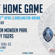 Event image Darlington Mowden Park v Sedgley Tigers
