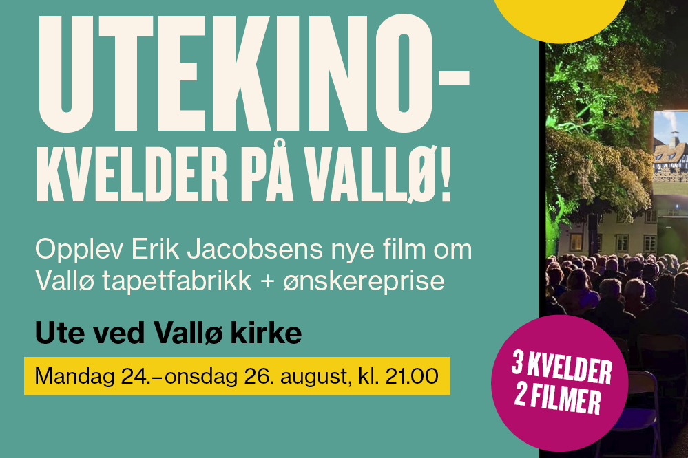 Event image Utekino på Vallø kveld 3 - NY FILM