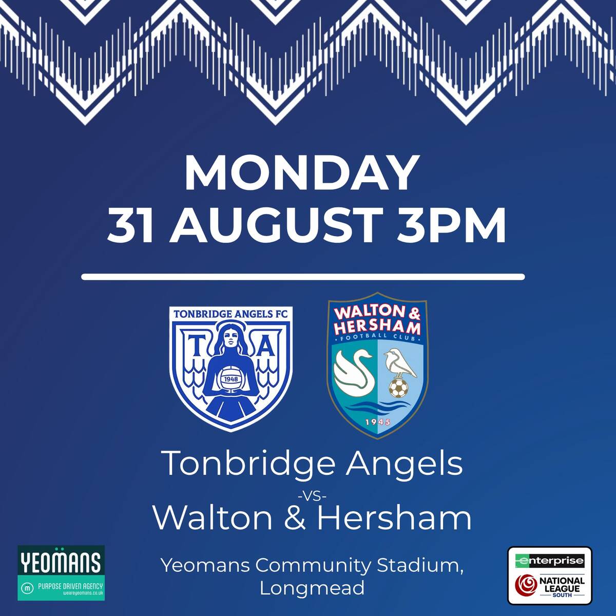 Event image Tonbridge Angels vs Walton & Hersham
