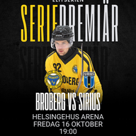 Event image Broberg/Söderhamn - IK Sirius/261016/Elitserien i Bandy