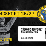 Event image Säsongskort 26/27 Broberg/Söderhamn Bandy